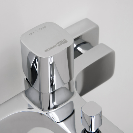 Смеситель для ванны с душем WasserKraft Naab 8601 хром